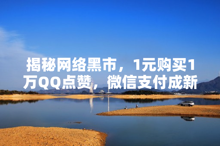 揭秘网络黑市，1元购买1万QQ点赞，微信支付成新交易方式