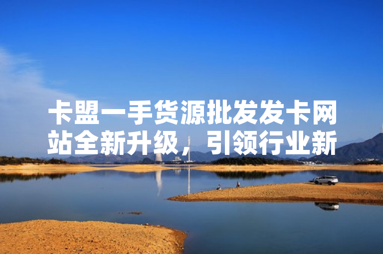 卡盟一手货源批发发卡网站全新升级，引领行业新潮流