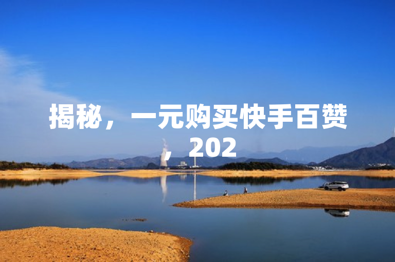 揭秘，一元购买快手百赞，2025年必学妙招！