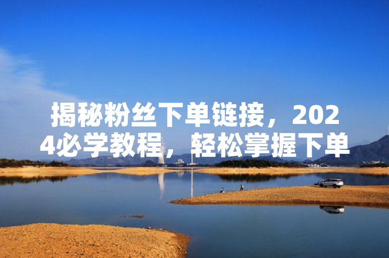 揭秘粉丝下单链接，2024必学教程，轻松掌握下单技巧！