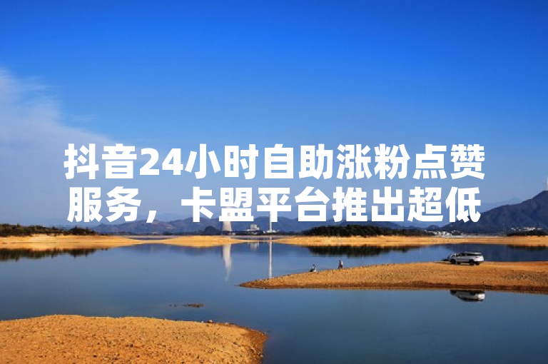 抖音24小时自助涨粉点赞服务，卡盟平台推出超低价在线下单业务