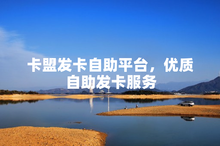 卡盟发卡自助平台，优质自助发卡服务