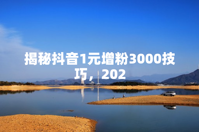 揭秘抖音1元增粉3000技巧，2025年稳定粉丝增长秘籍！