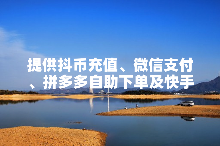 提供抖币充值、微信支付、拼多多自助下单及快手流量推广服务。
