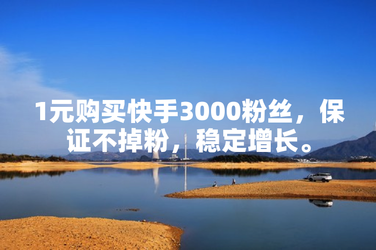 1元购买快手3000粉丝，保证不掉粉，稳定增长。