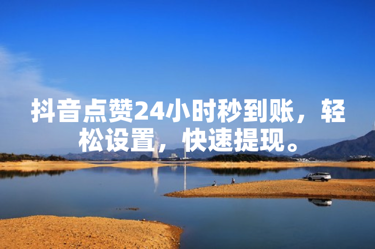 抖音点赞24小时秒到账，轻松设置，快速提现。