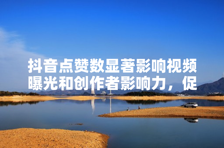 抖音点赞数显著影响视频曝光和创作者影响力，促进内容传播。