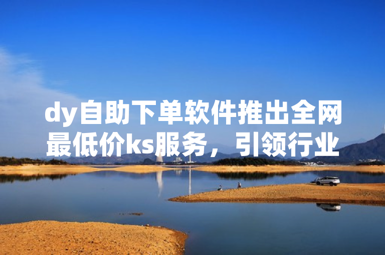 dy自助下单软件推出全网最低价ks服务，引领行业新潮流。