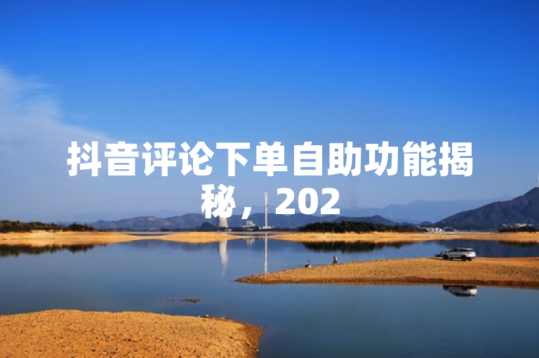 抖音评论下单自助功能揭秘，2025年必备省心技巧！