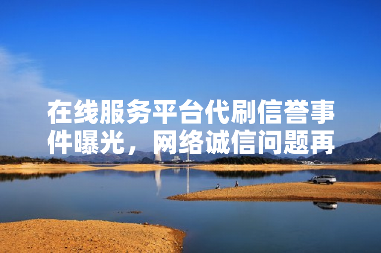 在线服务平台代刷信誉事件曝光，网络诚信问题再引关注。