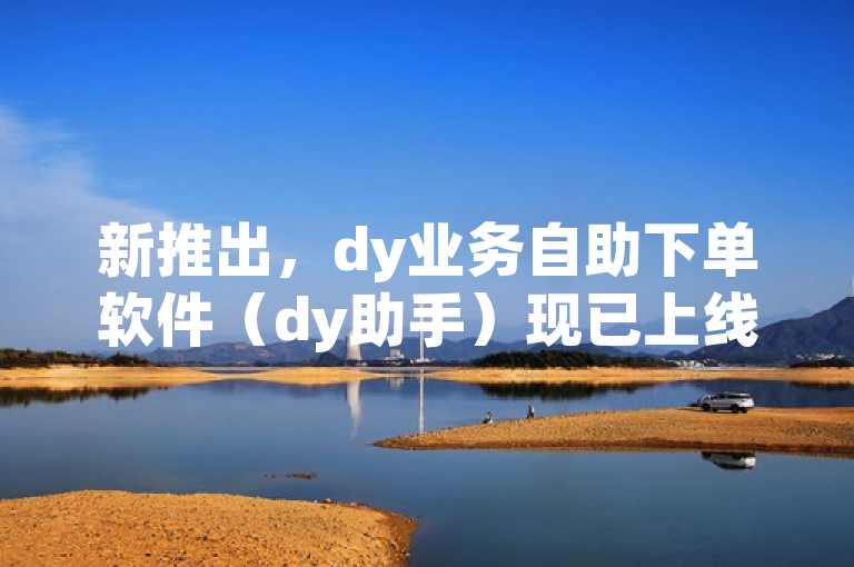 新推出，dy业务自助下单软件（dy助手）现已上线，提供便捷下载安装服务。