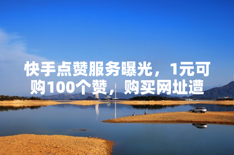 快手点赞服务曝光，1元可购100个赞，购买网址遭泄露。