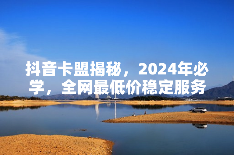 抖音卡盟揭秘，2024年必学，全网最低价稳定服务。
