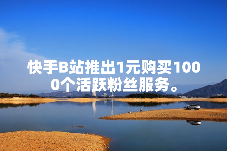 快手B站推出1元购买1000个活跃粉丝服务。