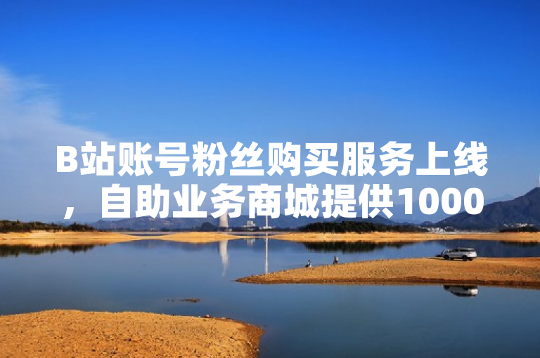 B站账号粉丝购买服务上线，自助业务商城提供1000粉丝快速增加选项。
