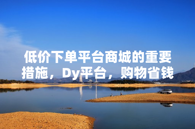 低价下单平台商城的重要措施，Dy平台，购物省钱攻略，新人必备！