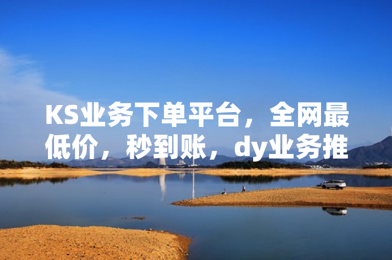 KS业务下单平台，全网最低价，秒到账，dy业务推广热血重燃！