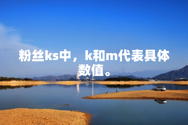 粉丝ks中，k和m代表具体数值。