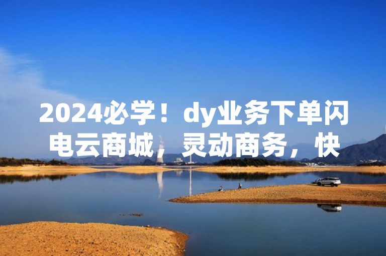 2024必学！dy业务下单闪电云商城，灵动商务，快速下单。