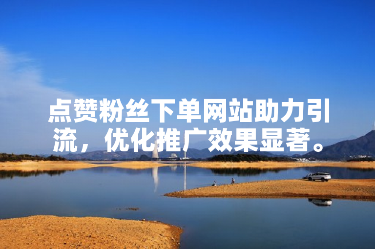 点赞粉丝下单网站助力引流，优化推广效果显著。