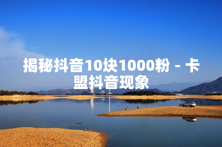 揭秘抖音10块1000粉 - 卡盟抖音现象