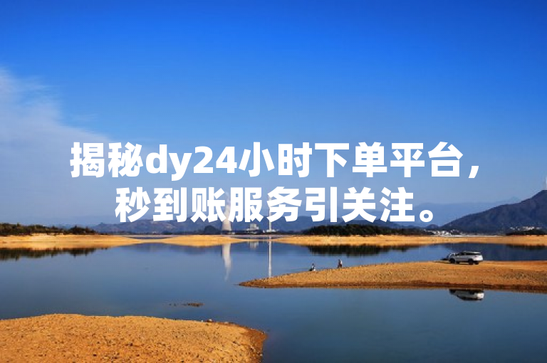 揭秘dy24小时下单平台，秒到账服务引关注。