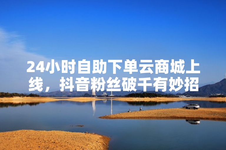 24小时自助下单云商城上线，抖音粉丝破千有妙招！