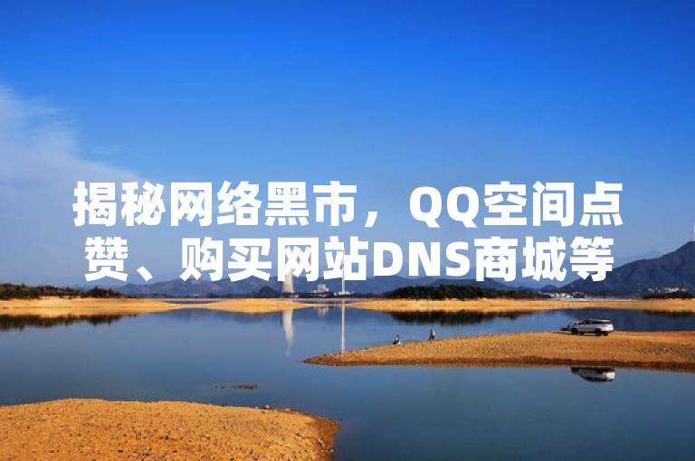 揭秘网络黑市，QQ空间点赞、购买网站DNS商城等非法服务盛行