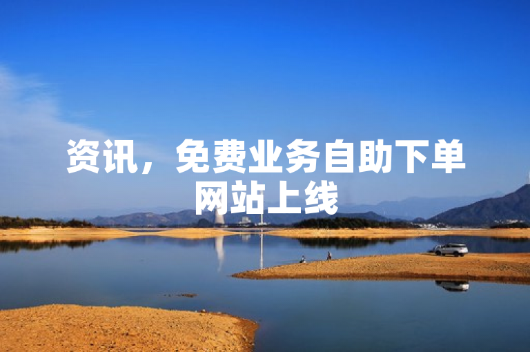 资讯，免费业务自助下单网站上线