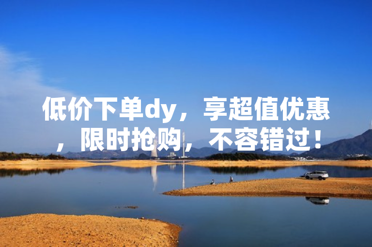 低价下单dy，享超值优惠，限时抢购，不容错过！