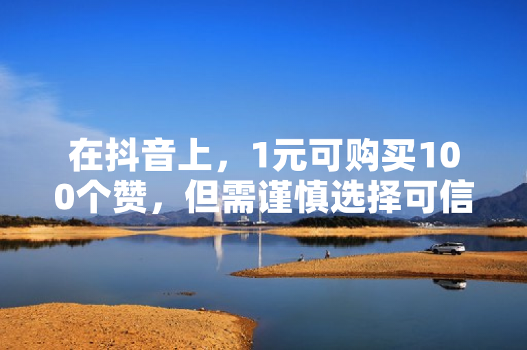 在抖音上，1元可购买100个赞，但需谨慎选择可信的服务提供商。