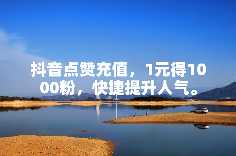 抖音点赞充值，1元得1000粉，快捷提升人气。