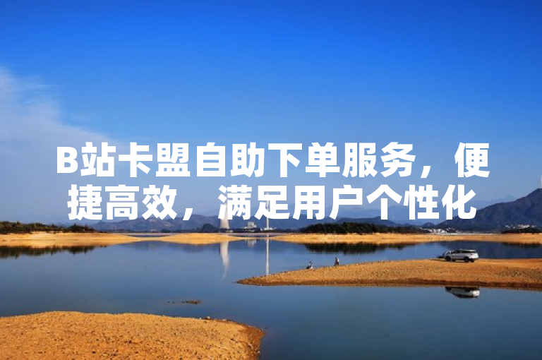 B站卡盟自助下单服务，便捷高效，满足用户个性化需求。