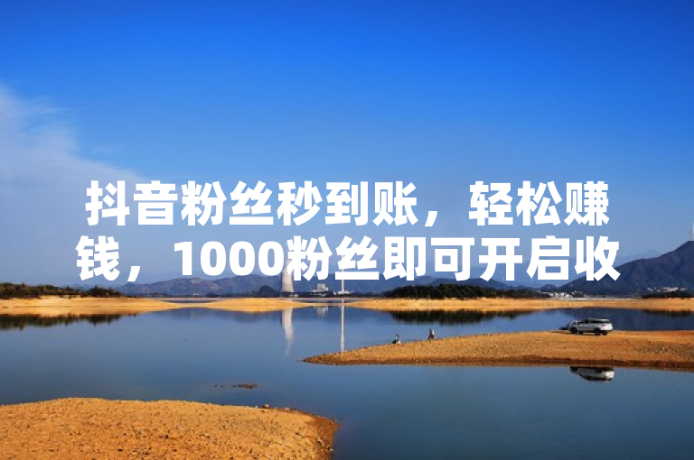抖音粉丝秒到账，轻松赚钱，1000粉丝即可开启收益之旅。