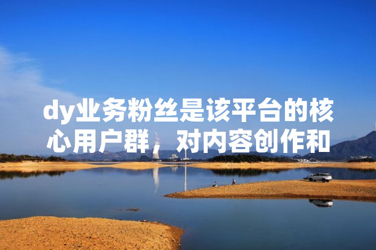 dy业务粉丝是该平台的核心用户群，对内容创作和传播起着至关重要的作用。