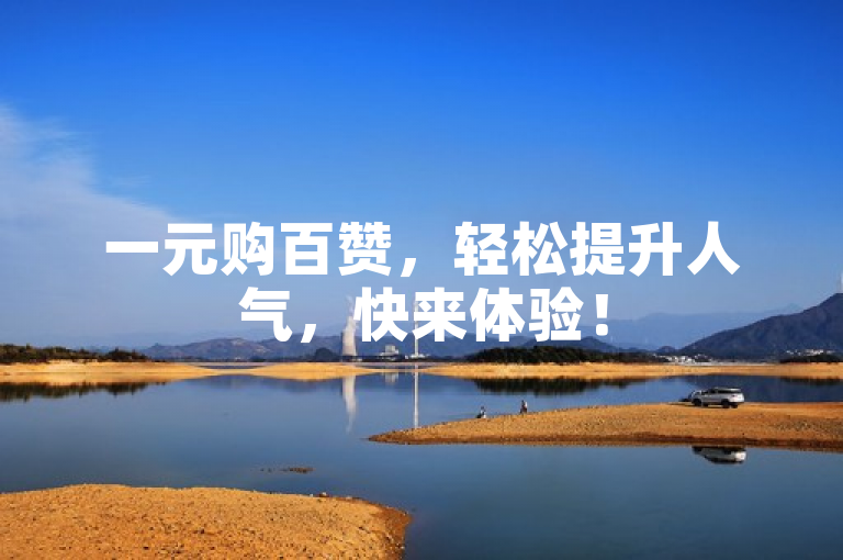 一元购百赞，轻松提升人气，快来体验！