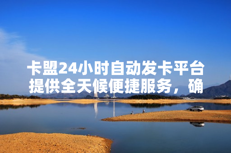 卡盟24小时自动发卡平台提供全天候便捷服务，确保用户随时获取所需。