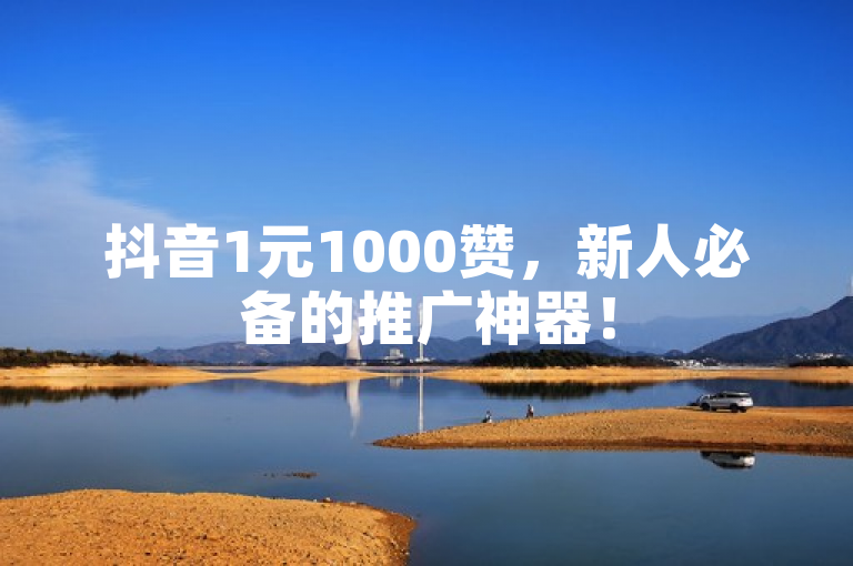 抖音1元1000赞，新人必备的推广神器！