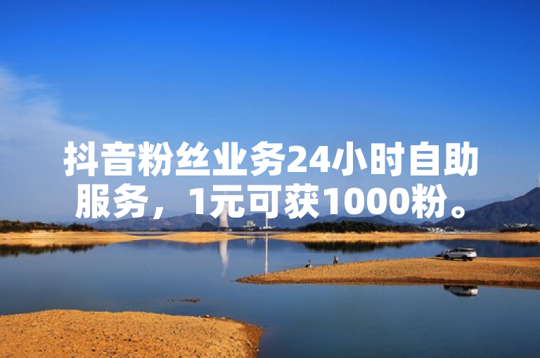 抖音粉丝业务24小时自助服务，1元可获1000粉。