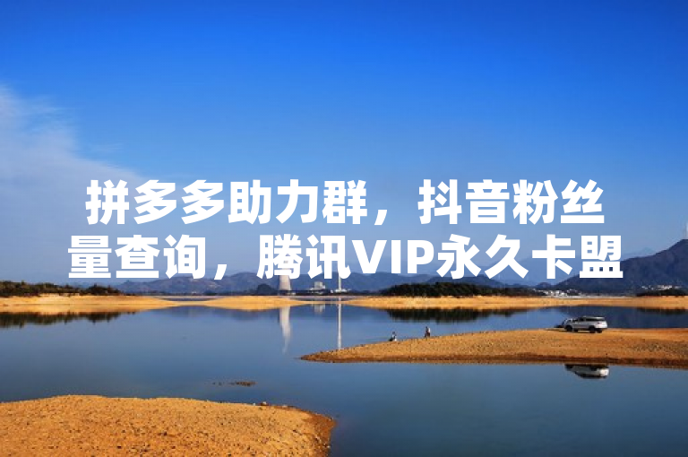 拼多多助力群，抖音粉丝量查询，腾讯VIP永久卡盟服务。