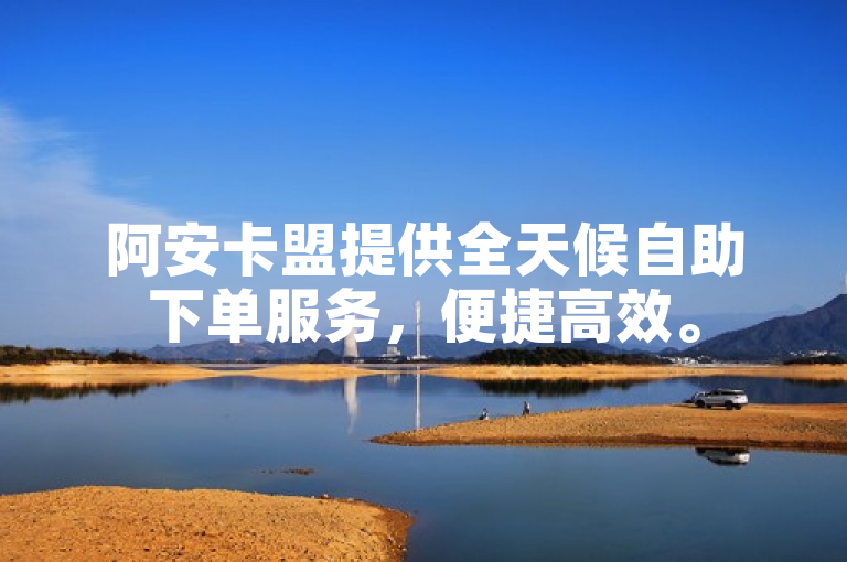 阿安卡盟提供全天候自助下单服务，便捷高效。