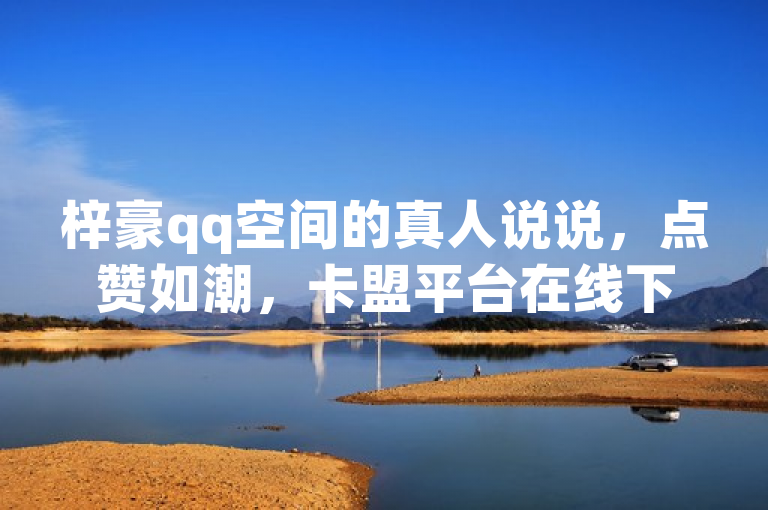 梓豪qq空间的真人说说，点赞如潮，卡盟平台在线下单便捷。