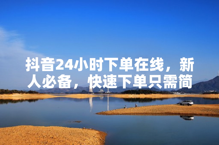 抖音24小时下单在线，新人必备，快速下单只需简单几步！