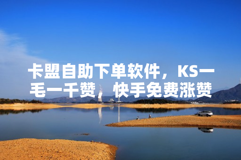 卡盟自助下单软件，KS一毛一千赞，快手免费涨赞涨评论，ios抖币直充入口。