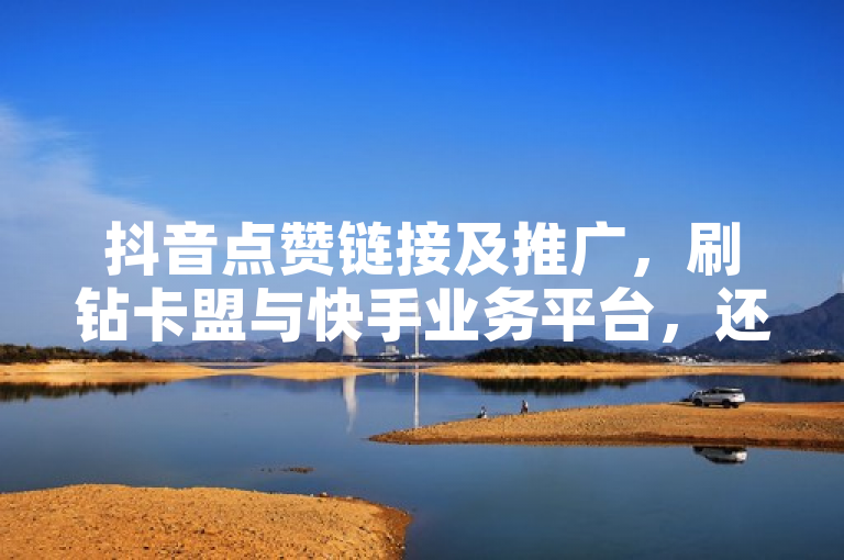 抖音点赞链接及推广，刷钻卡盟与快手业务平台，还有自定义评论业务。