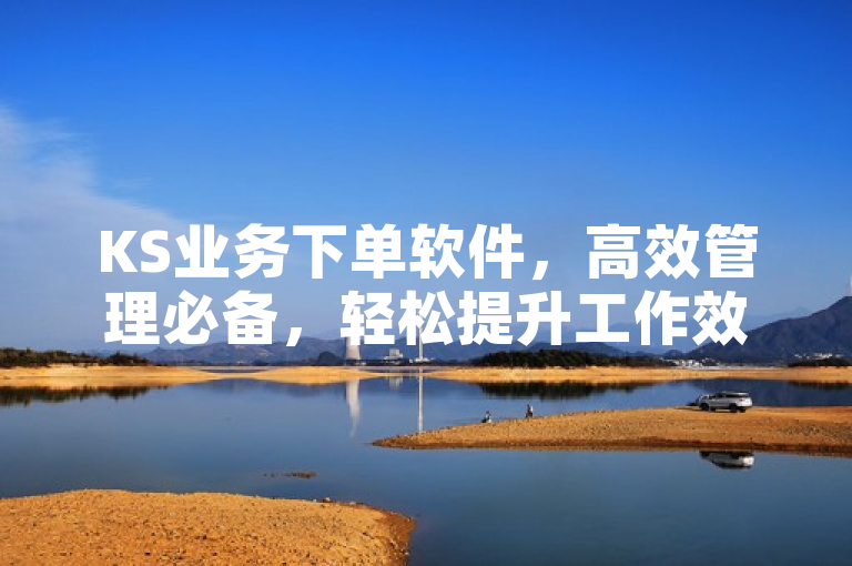 KS业务下单软件，高效管理必备，轻松提升工作效率。