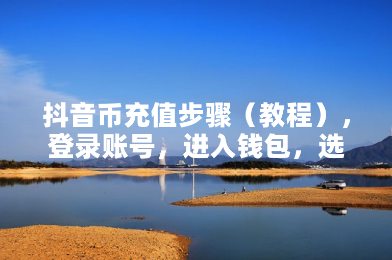 抖音币充值步骤（教程），登录账号，进入钱包，选金额支付。