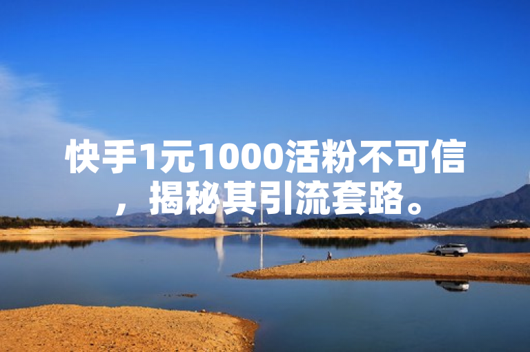 快手1元1000活粉不可信，揭秘其引流套路。