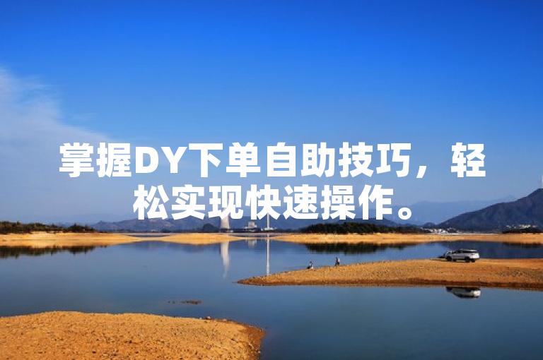 掌握DY下单自助技巧，轻松实现快速操作。