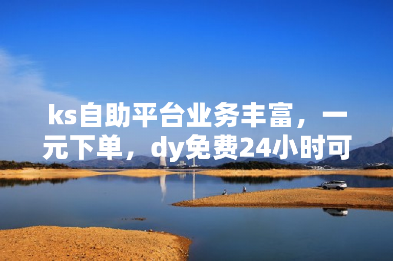 ks自助平台业务丰富，一元下单，dy免费24小时可下，卡盟也有24小时入口。
